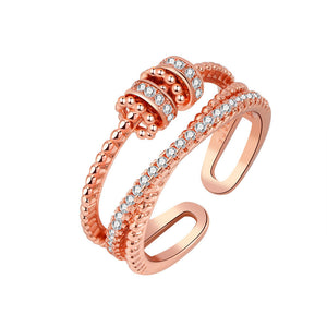 À Ma Fille - Bague Anti-Stress avec Message Touchant
