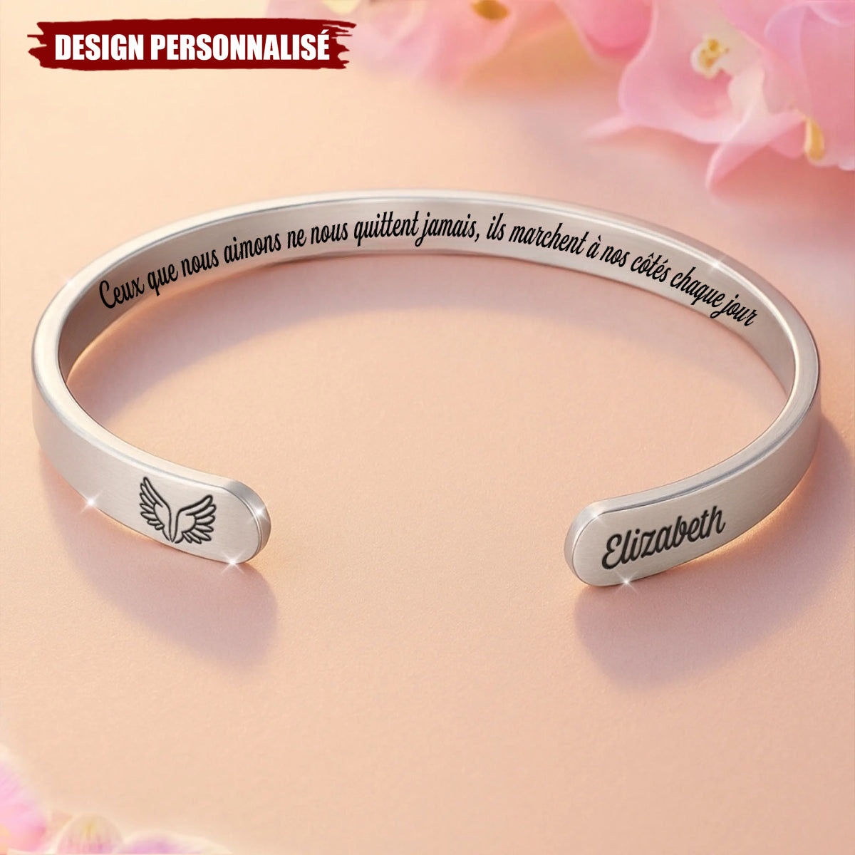 Bracelet Personnalisé – Hommage Éternel à un Être Cher