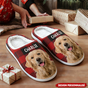 Chaussons Douillets Personnalisés avec Photo - Cadeau Douillet et Unique