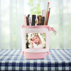 Trousse à Crayons Personnalisée – Avec Prénom ou Photo, Design Arc-en-Ciel Mignon