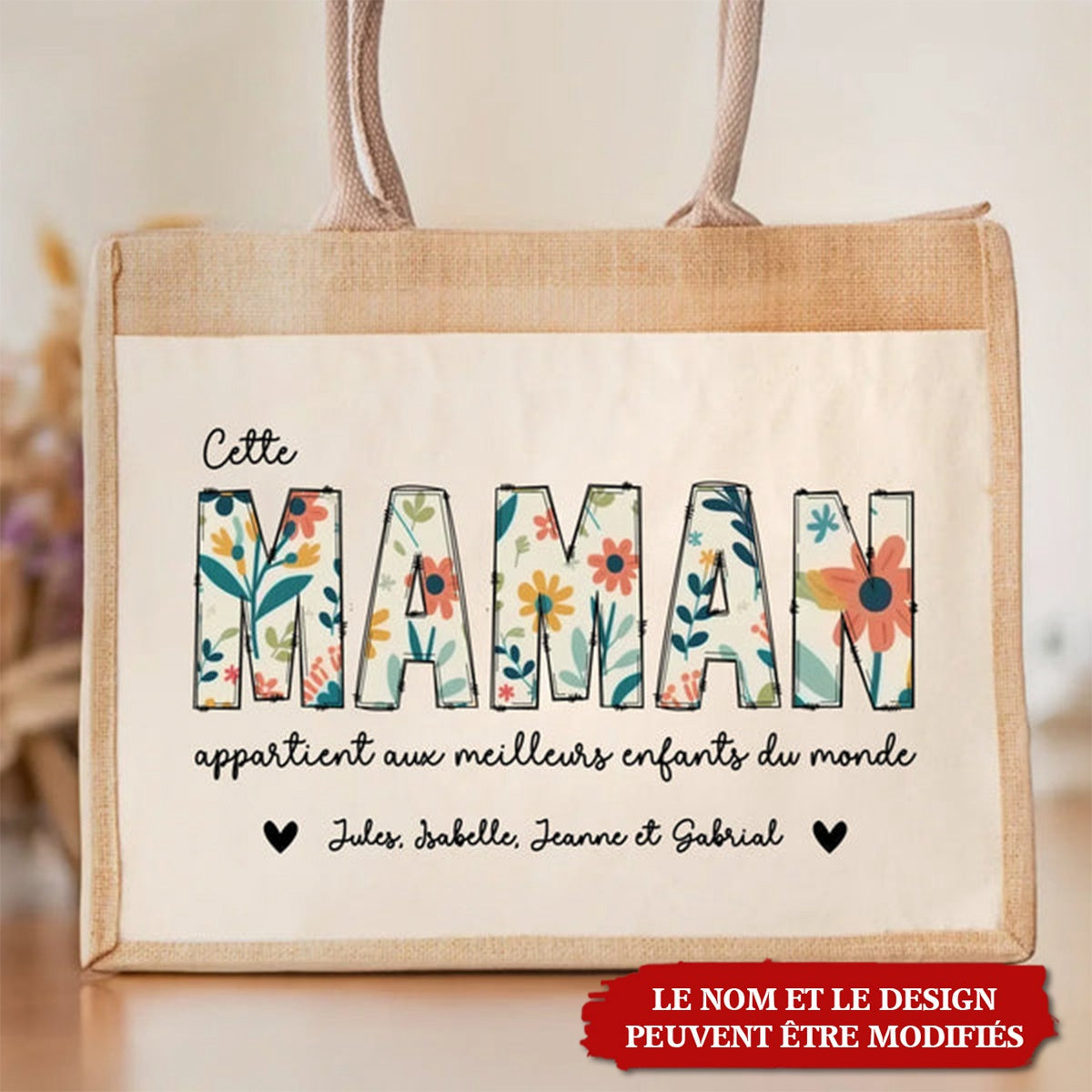 Meilleure maman - Sac personnalisé pour maman et mamie