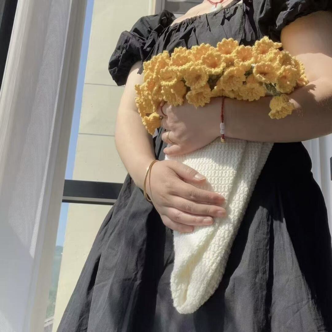 Couverture-bouquet personnalisée faite main