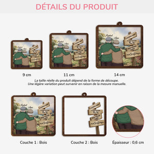 Ornement de Noël pour couple - J’aurais Aimé Te Rencontrer Plus Tôt