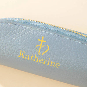 Porte-monnaie Mini Personnalisé en Cuir PU – Cadeau pour les Chrétiens