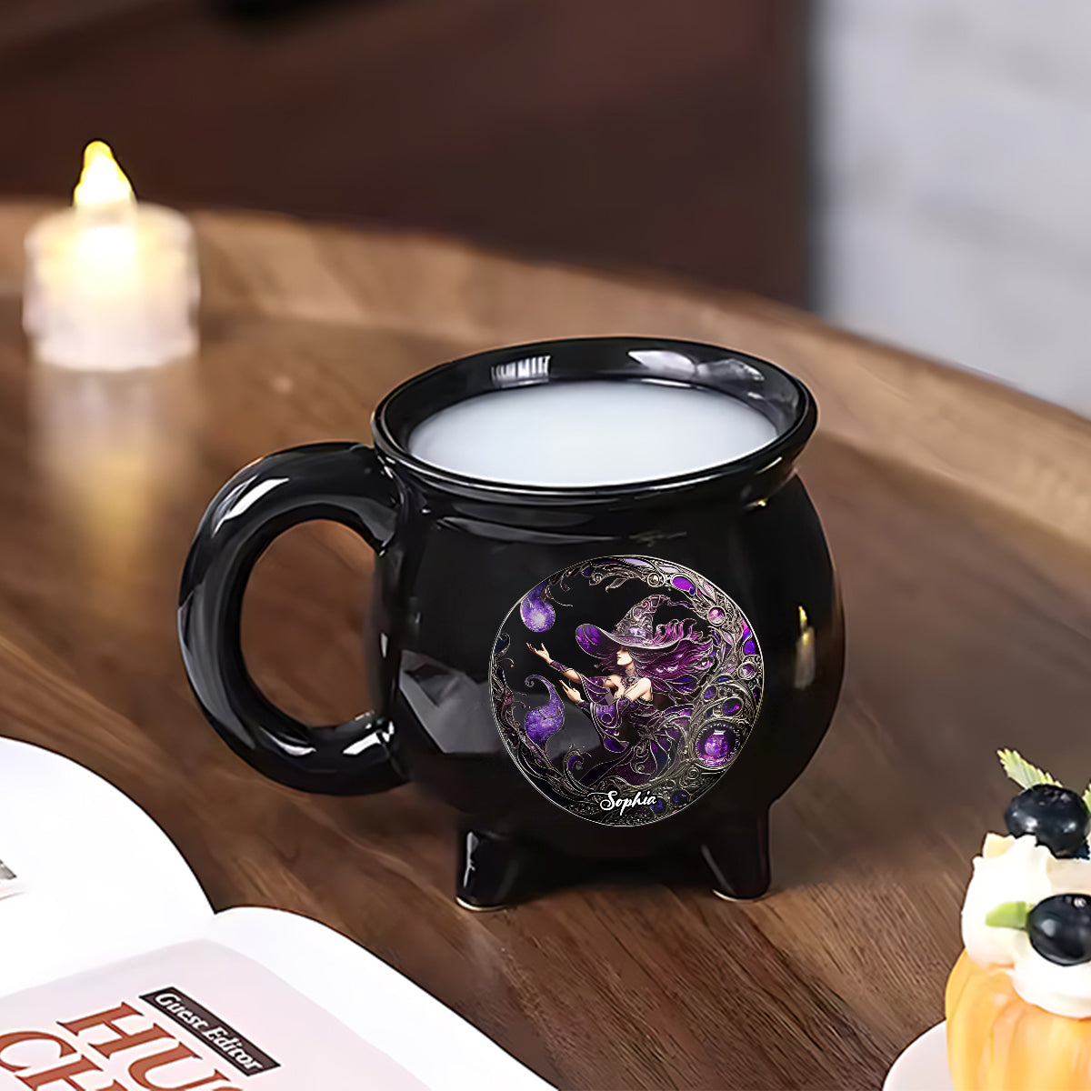 Belle Sorcière – Mug Chaudron de Sorcière Personnalisé