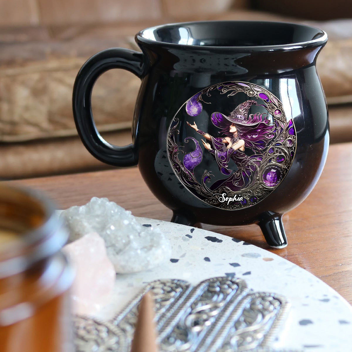 Belle Sorcière – Mug Chaudron de Sorcière Personnalisé