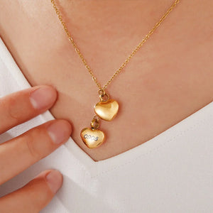 Collier Cœur Personnalisé Porte-Cendres – Bijou Commémoratif Gravé avec Nom
