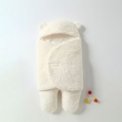 Couverture d’Emmaillotage Bébé Personnalisée avec Nom et Motif Ours – Cadeau d’Anniversaire pour Bébé