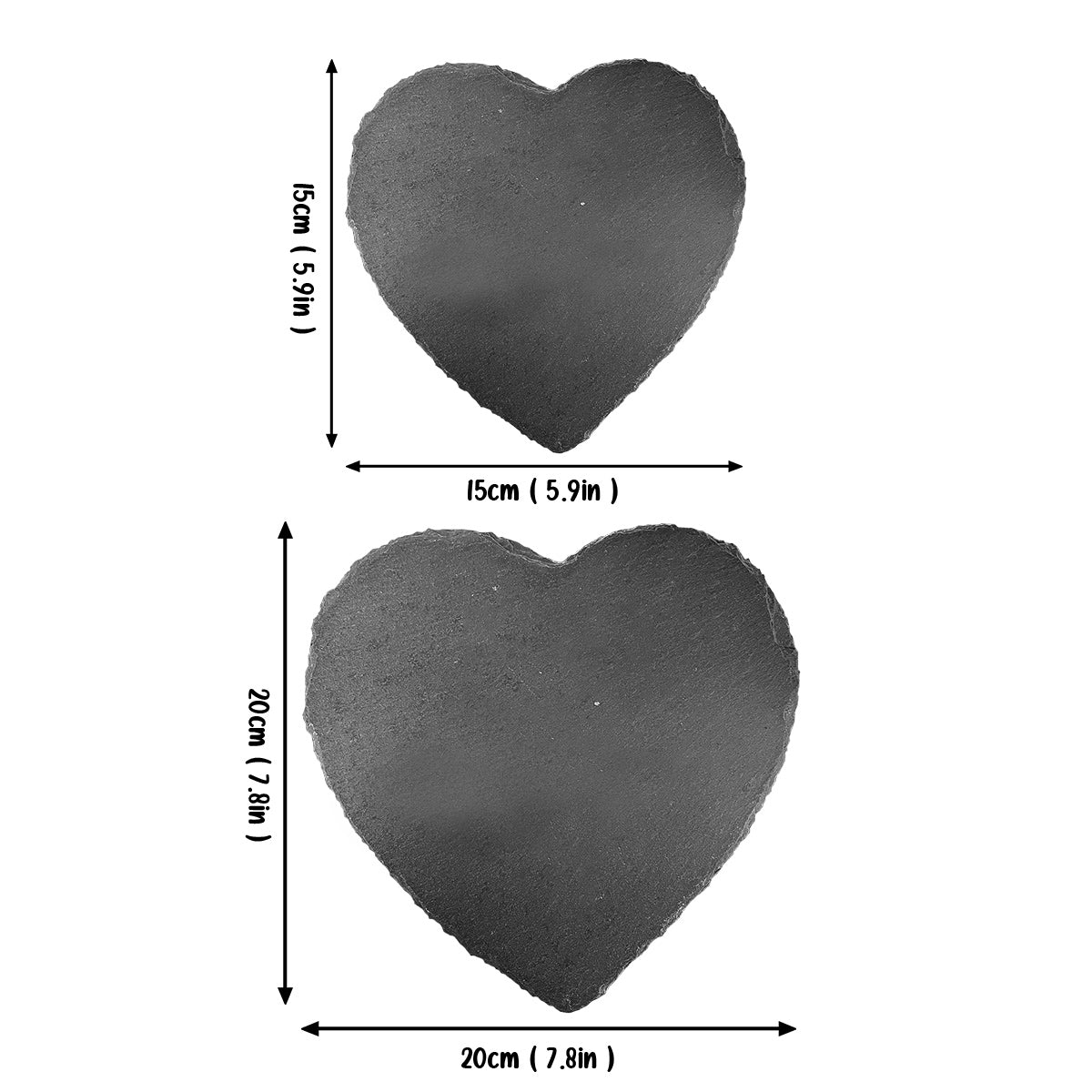 Pierre en forme de cœur personnalisée – Amour éternel depuis notre premier baiser