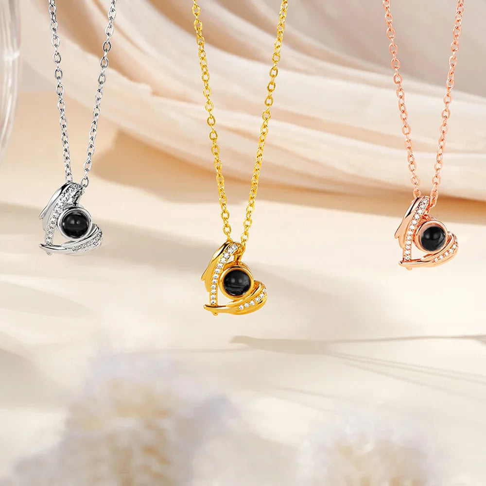 Collier Cœur Personnalisé avec Photo - Cadeau Émotionnel et Élégant