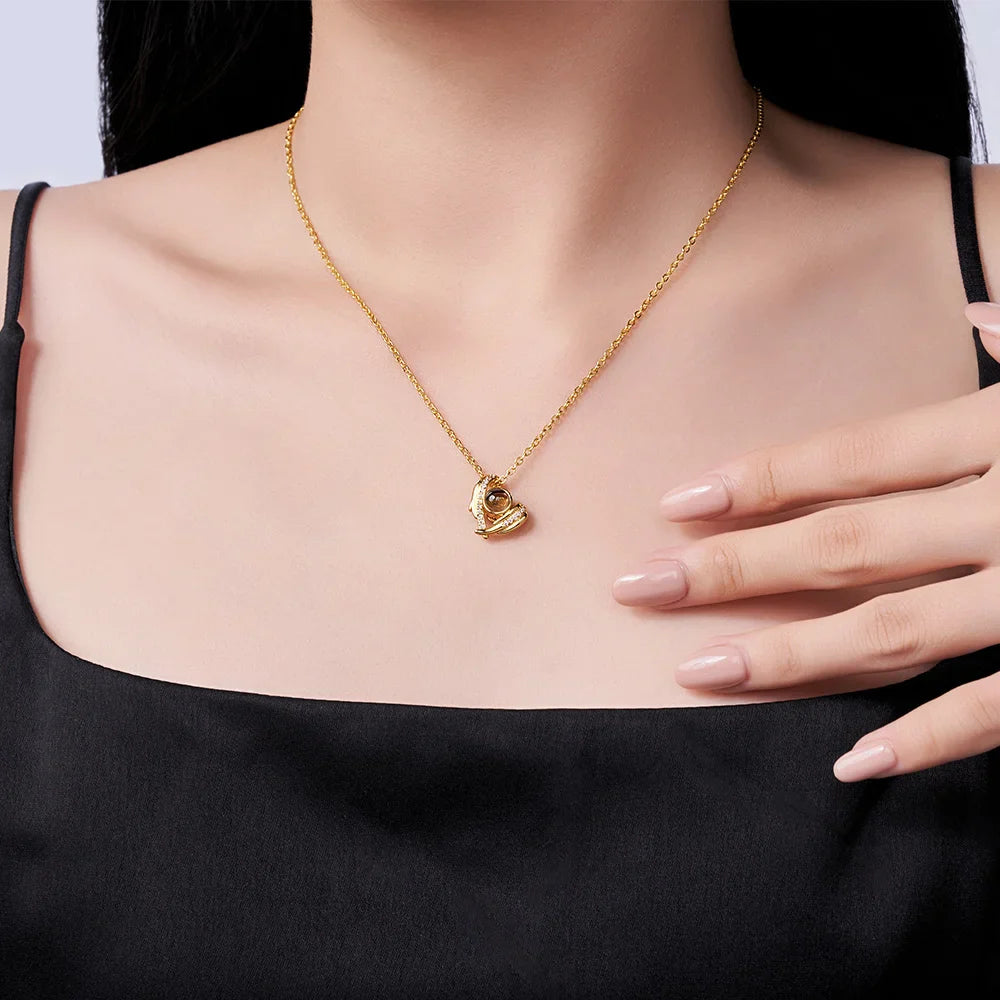 Collier Cœur Personnalisé avec Photo - Cadeau Émotionnel et Élégant