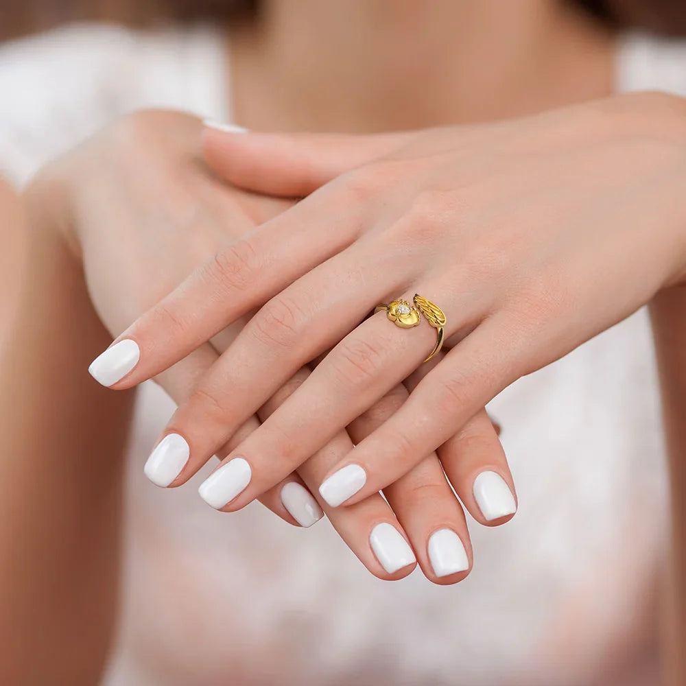 Bague Empreinte de Bébé Personnalisée - Cadeau Plein d’Amour